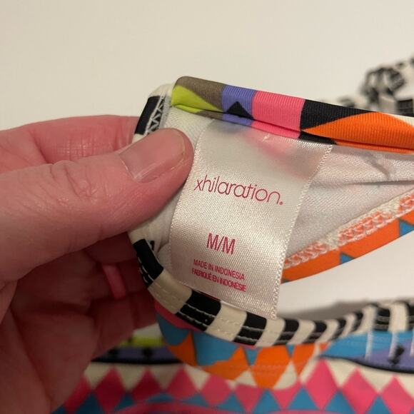 Xhilaration Brand Small/Medium Push-up Bikini Aztec Print Push up Top Swimsuit - Picture 5 of 6